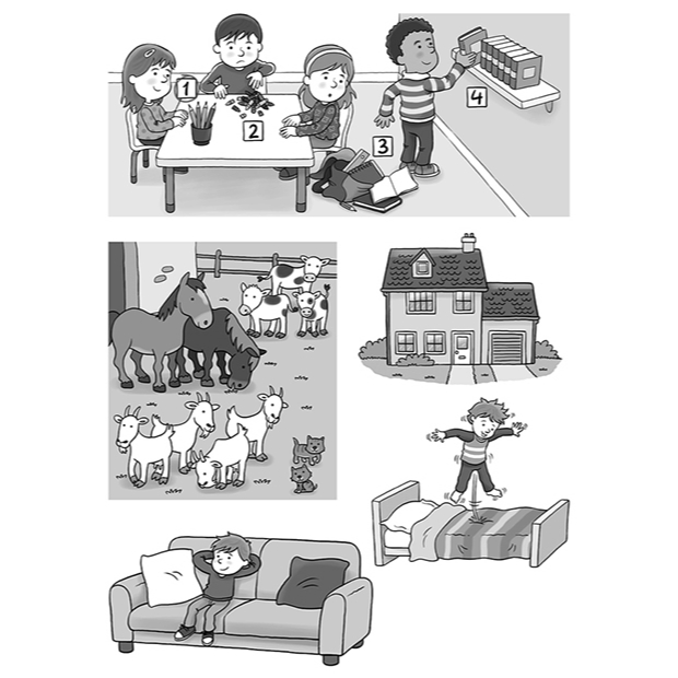 Gray tones activity book