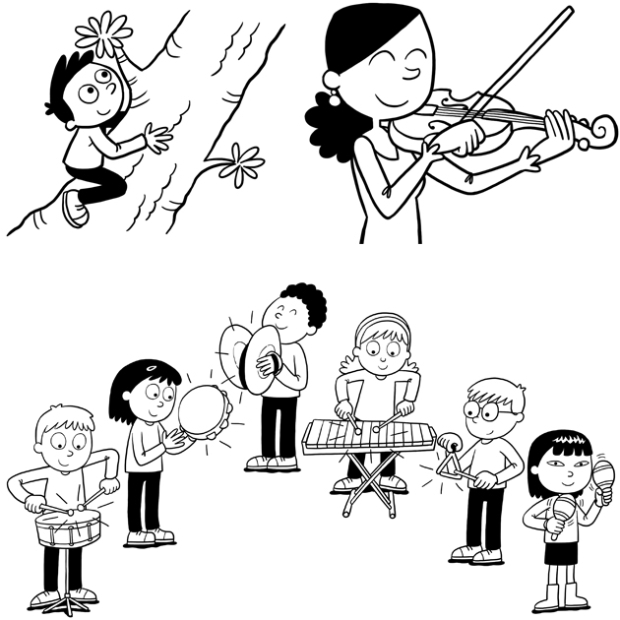 black and white illustrations